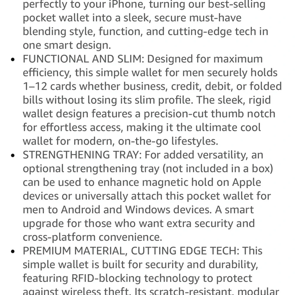 Gunmetal Clip Wallet x2